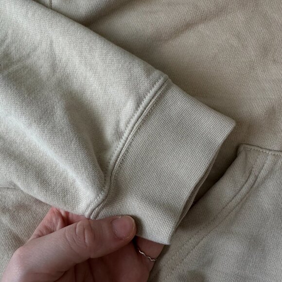 Nike Side-Zip Cropped Hoodie - Stone - Picture 5 of 11